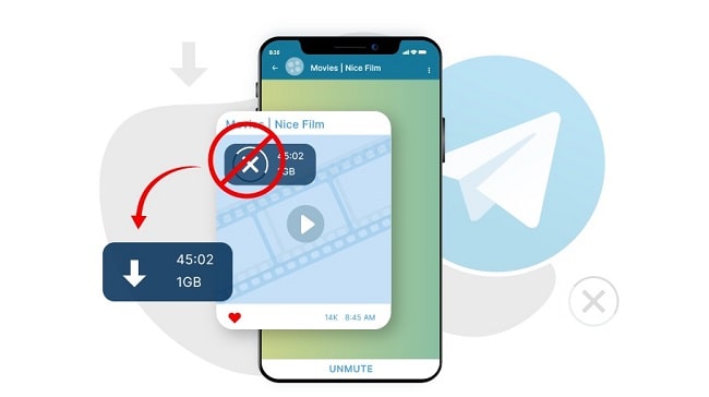 دانلود خودکار ویدئوها را در تلگرام